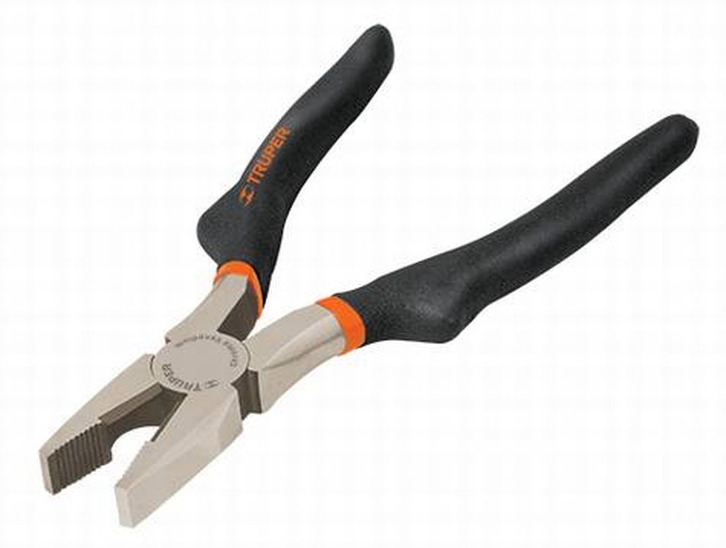 Pinza para electricista 8' mango de PVC, Truper T200-8, 17308 | Tlavi